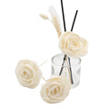 Eco friendly  handmade sola wood rose flower for reed diffuser